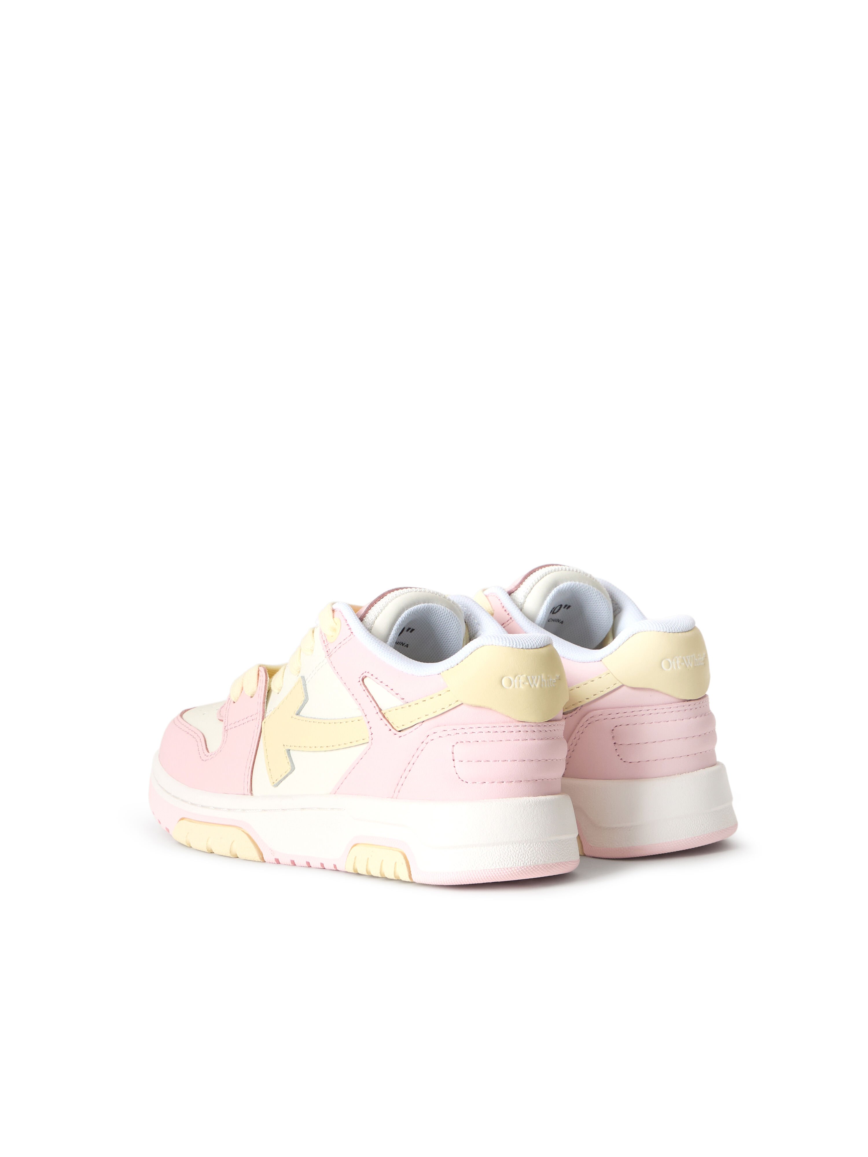 OFF WHITE Out Of Office Sneakers SOFT PINK - LIGHT YELLOW OGIA007S26LEA001