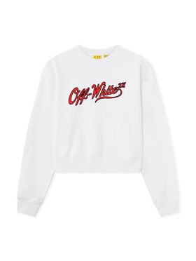 OFF WHITE Vintage Logo Box Crewneck Sweatshirt WHITE 44GBA013F26F001