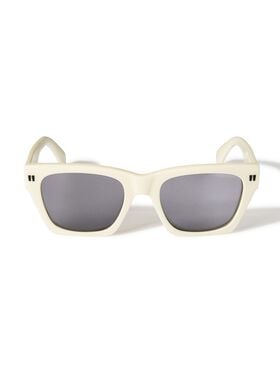 OFF WHITE Occhiali Da Sole Valdez Bianco/Grigio Scuro NEUTRO OERI13XS25PLA001