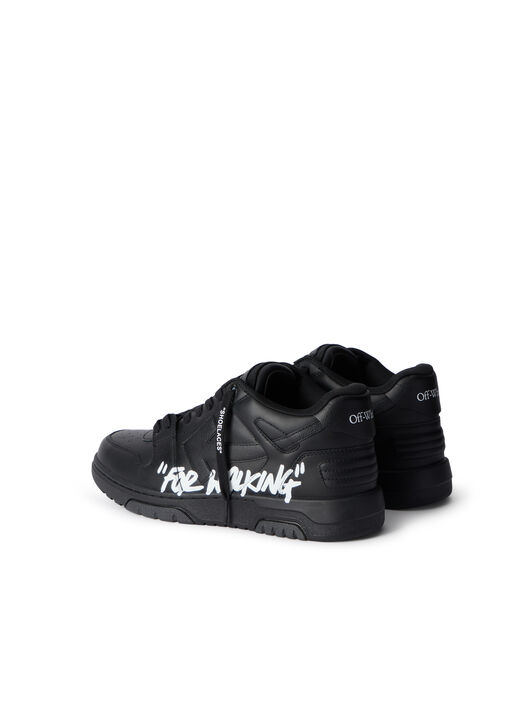 OFF WHITE Out Of Office For Walking Sneakers BLACK - WHITE OMIA189C99LEA01A