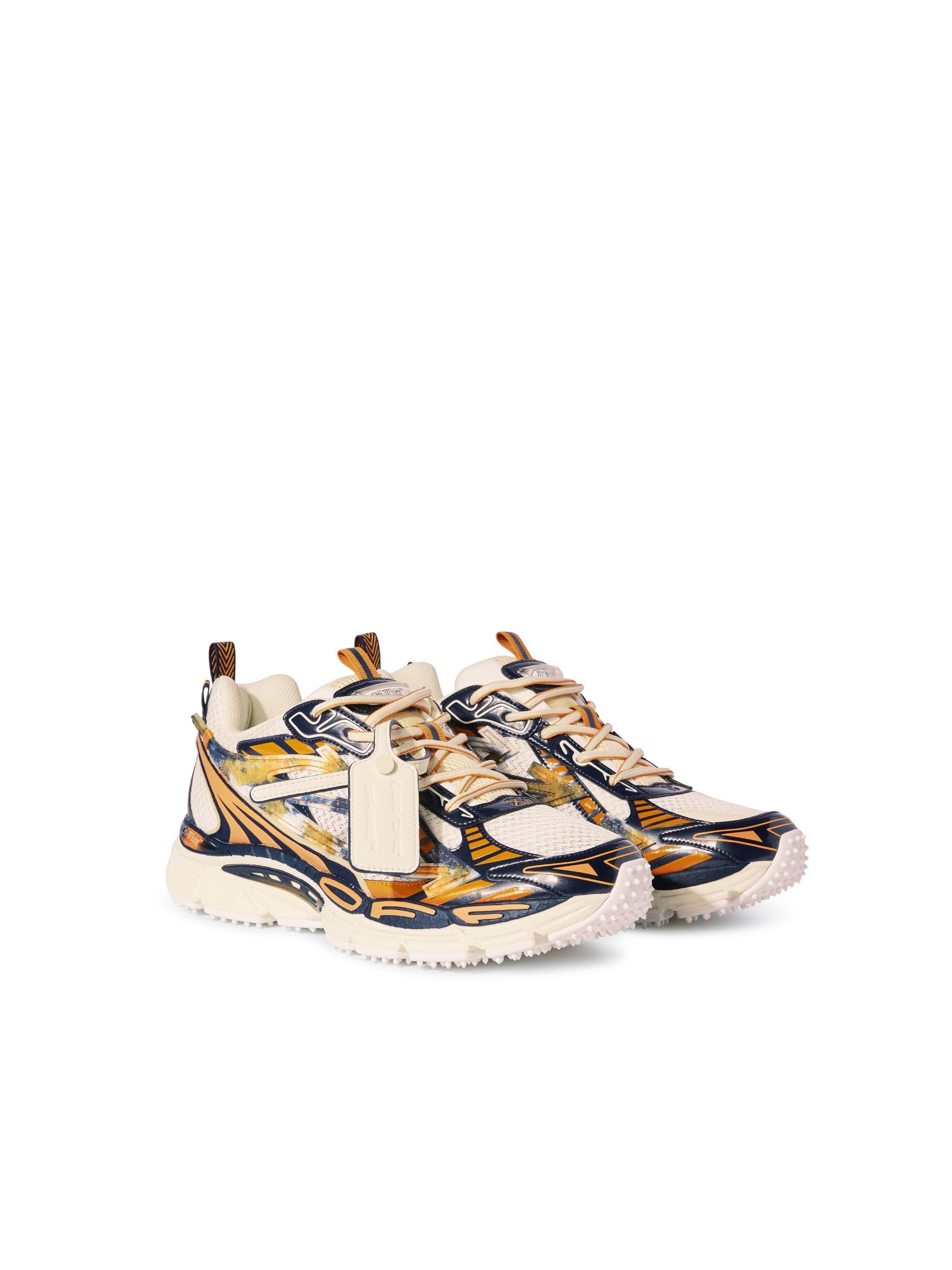 OFF WHITE Sneakers Be Right Back Argento/Pesca ARANCIONE OMIA295S25FAB004