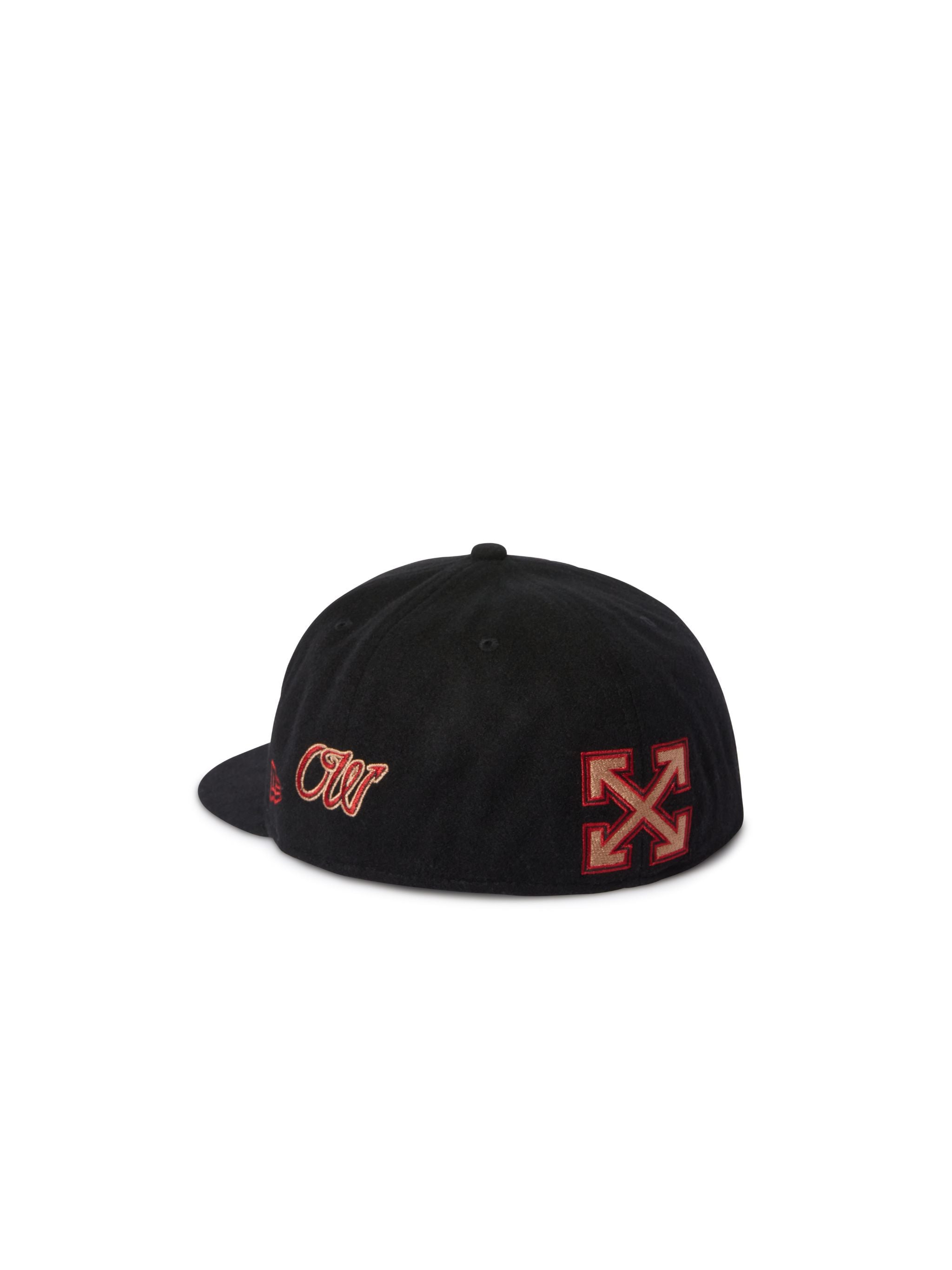 NEW ERA Off-White A.C. Milan キャップ Off-White C/O Ac Milan X New Era Devil Cap in BLACK | Off-White™
