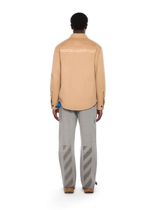 Quote Military Overshirt OFF WHITE Quote Military Overshirt DOE - DOE OMES01CF25FAB001