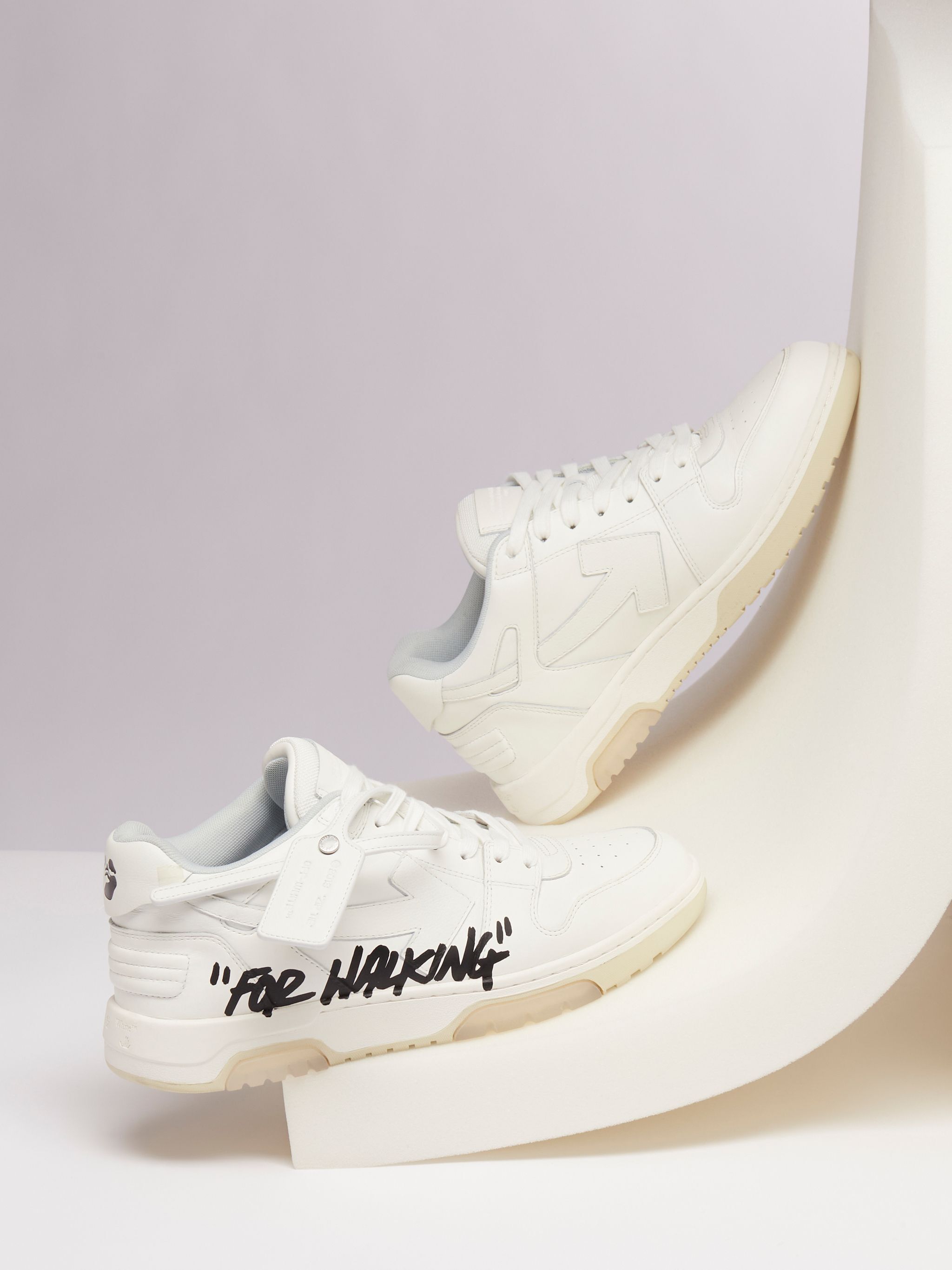 OFF WHITE out of office "ooo" sneakers WEISS OMIA189F21LEA003