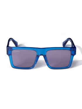 OFF WHITE Lawton Purple Lens Sunglasses Blue OW107063654