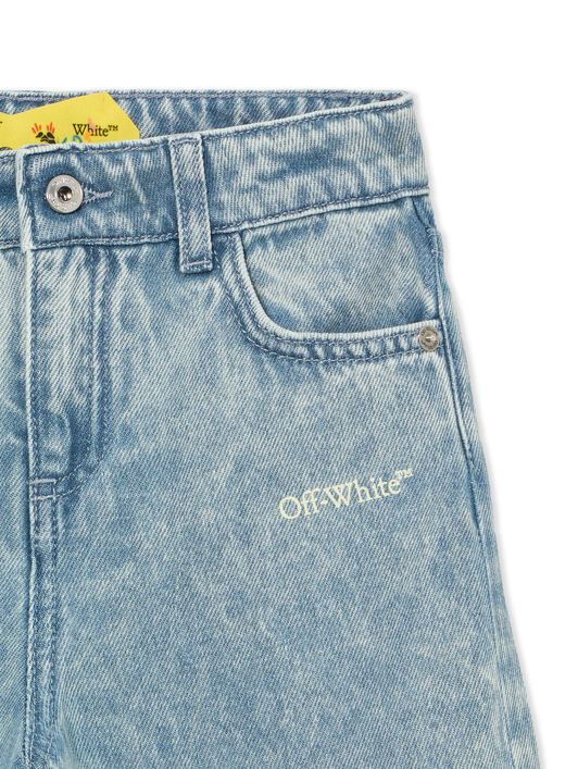 OFF WHITE Diag Sketch Denim Pant LIGHT BLUE 44GYB001S26D001