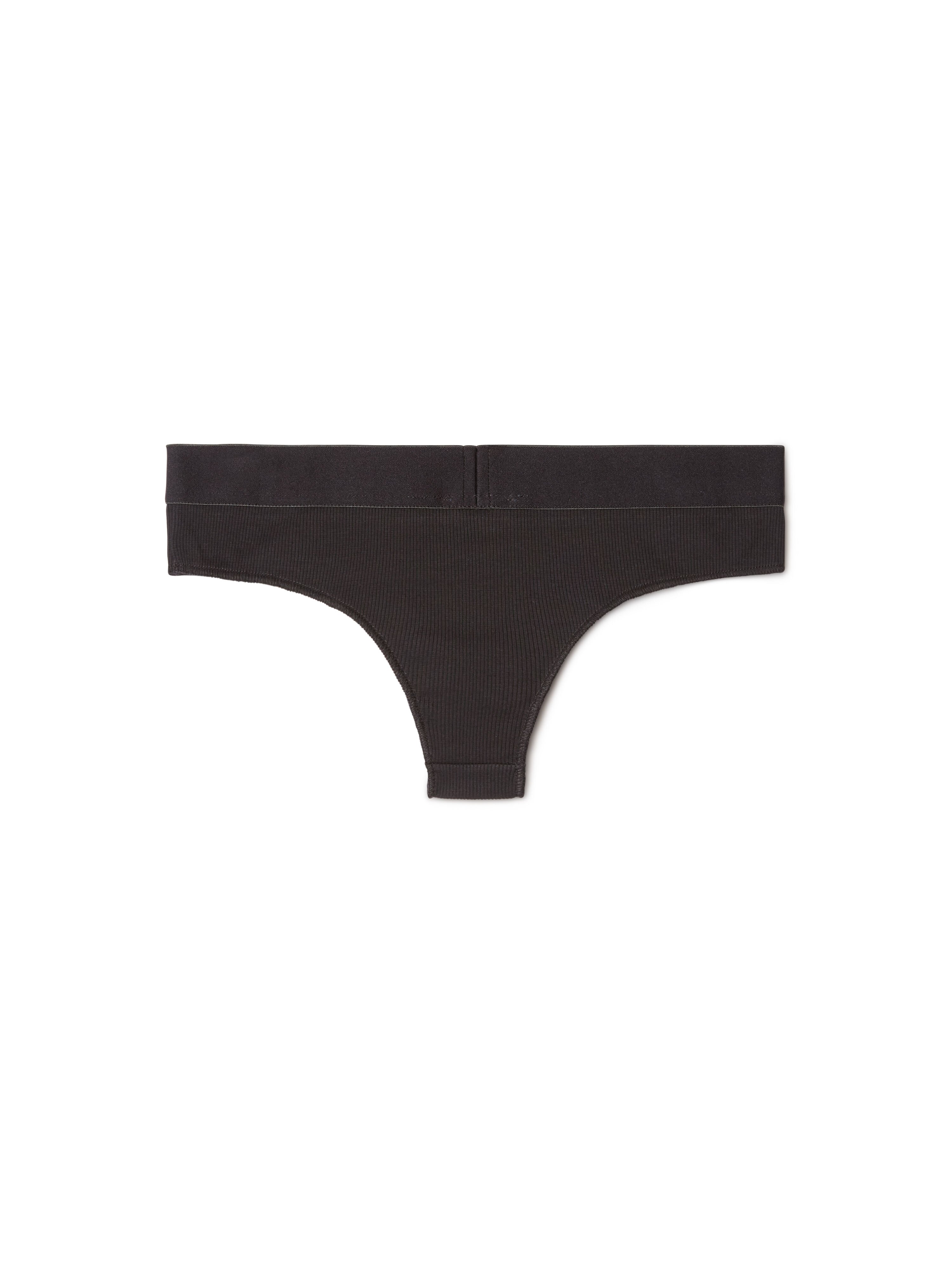 OFF WHITE Slip Brasiliana A Coste Con Logo Off Nero/Bianco  OWUC002S25JER001