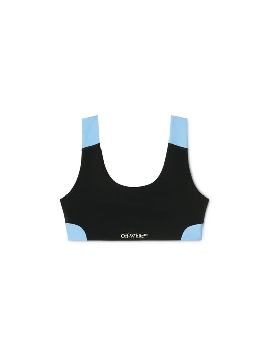 OFF WHITE Black Color Block Bra BLACK OWVO05CS25JER001