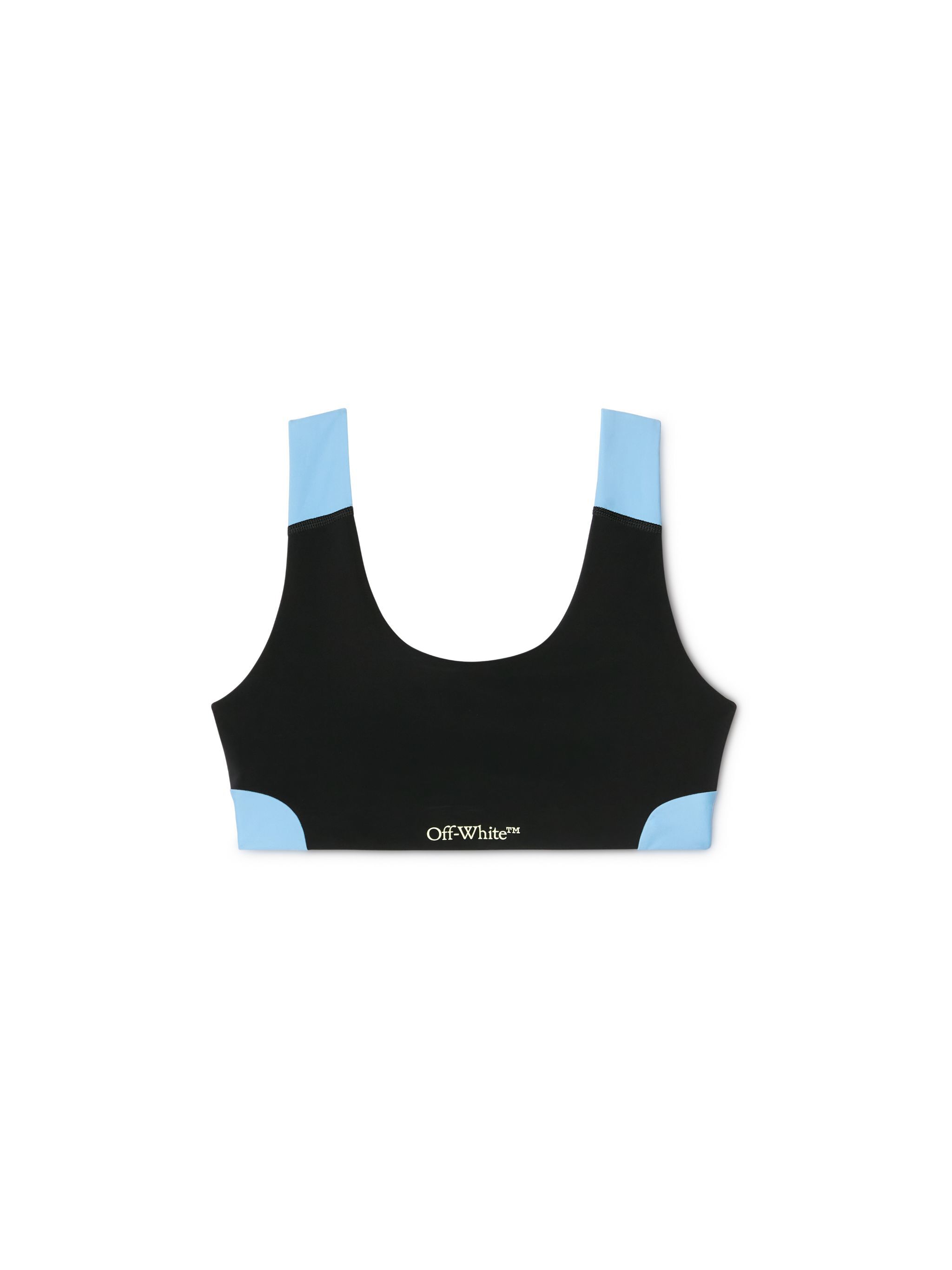 OFF WHITE Black Color Block Bra BLACK OWVO05CS25JER001