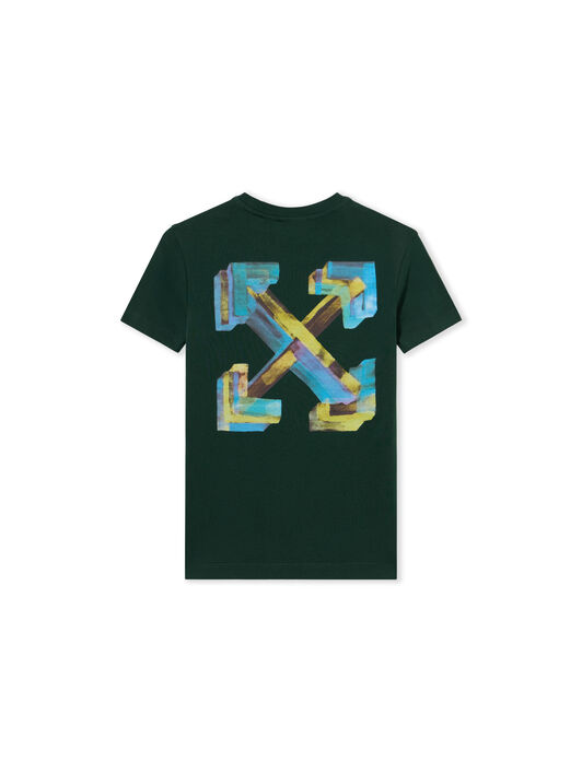 OFF WHITE Arrow Watercolor T-Shirt PINE GROVE 44BAA002F26J00A