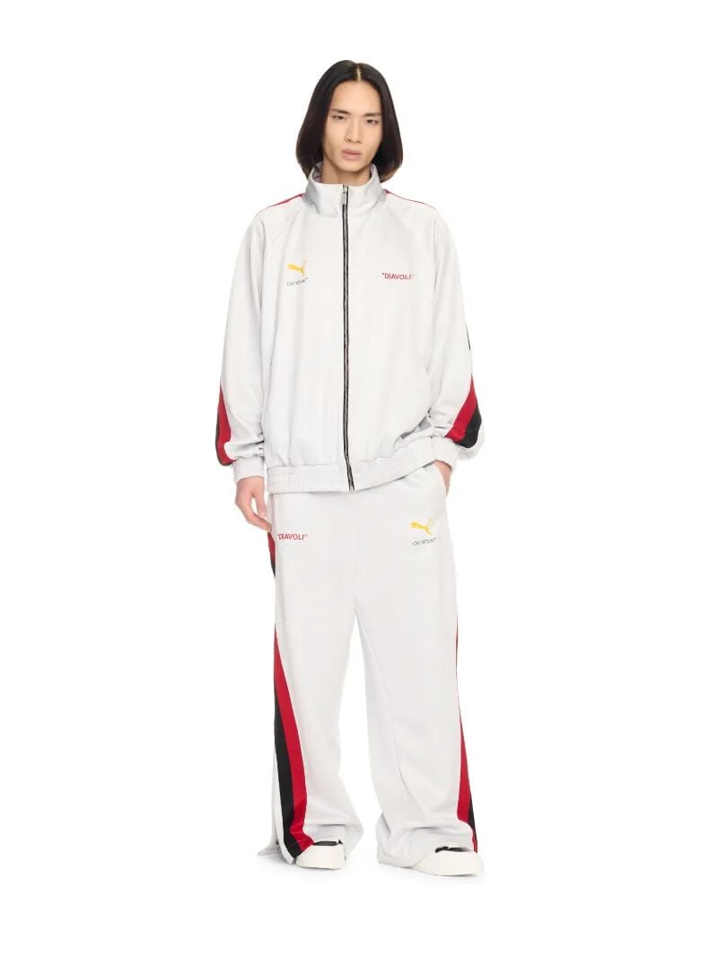 OFF WHITE Acm X Puma Track Pant Silver - Red - Black  OMCJ03AT25FAB001