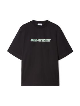 OFF WHITE Schwarzes Geld-Pfeil T-Shirt BLACK OMAA120S25JER00E