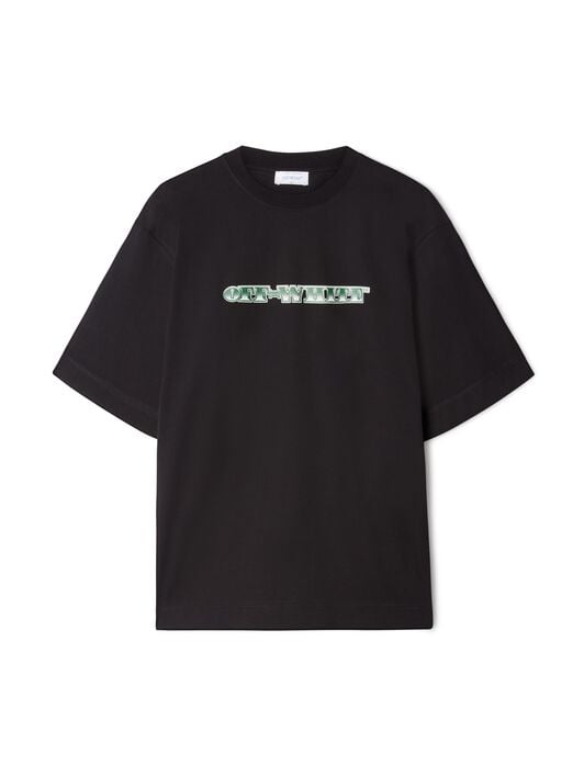 OFF WHITE Schwarzes Geld-Pfeil T-Shirt BLACK OMAA120S25JER00E