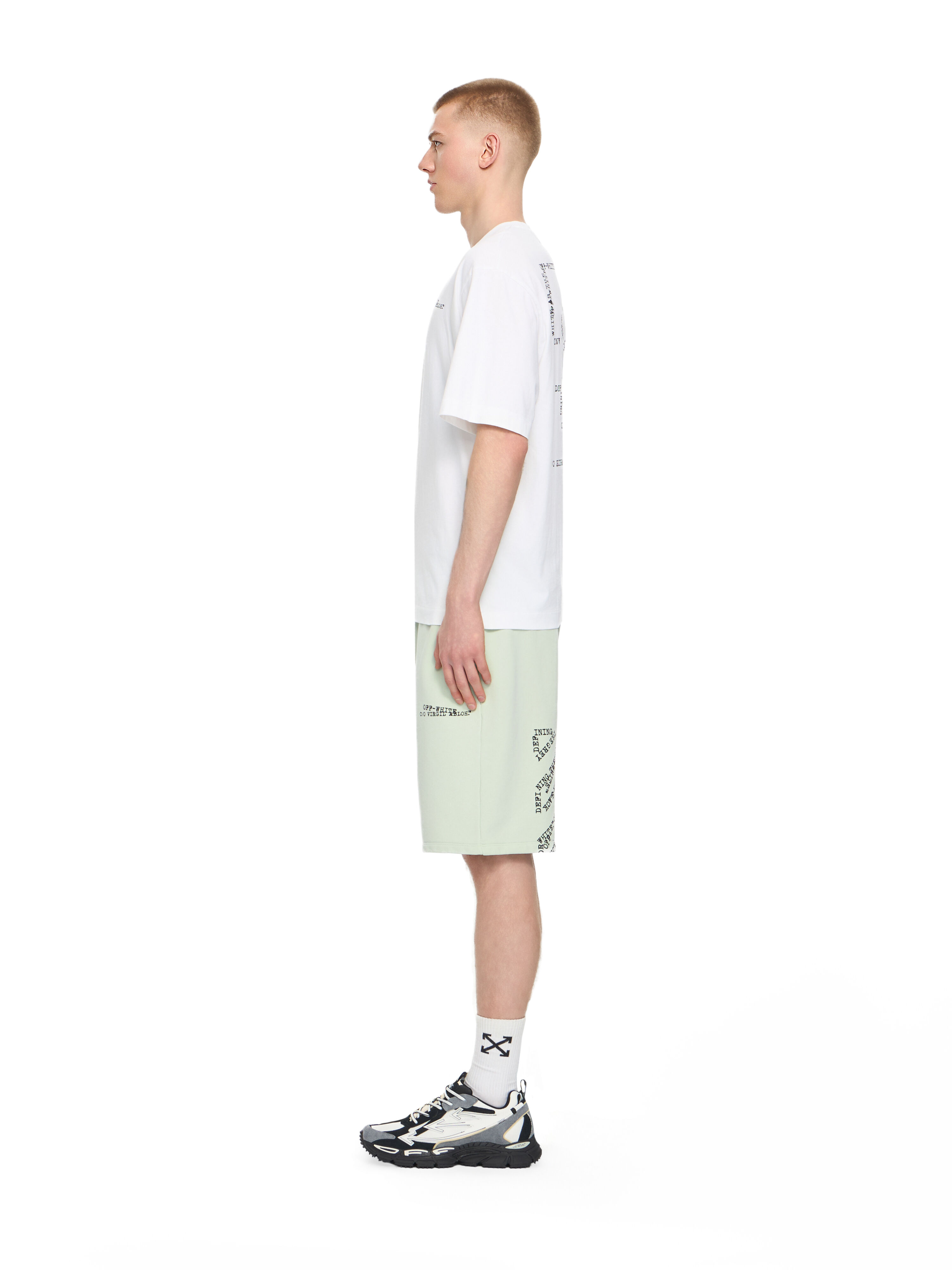 OFF WHITE Type Arrow Skate S/S Tee WHITE 44MAA120S26J00K