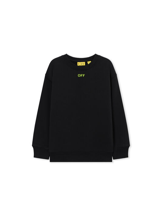 OFF WHITE Off Diag Crewneck BLACK 44BBA001S26F003
