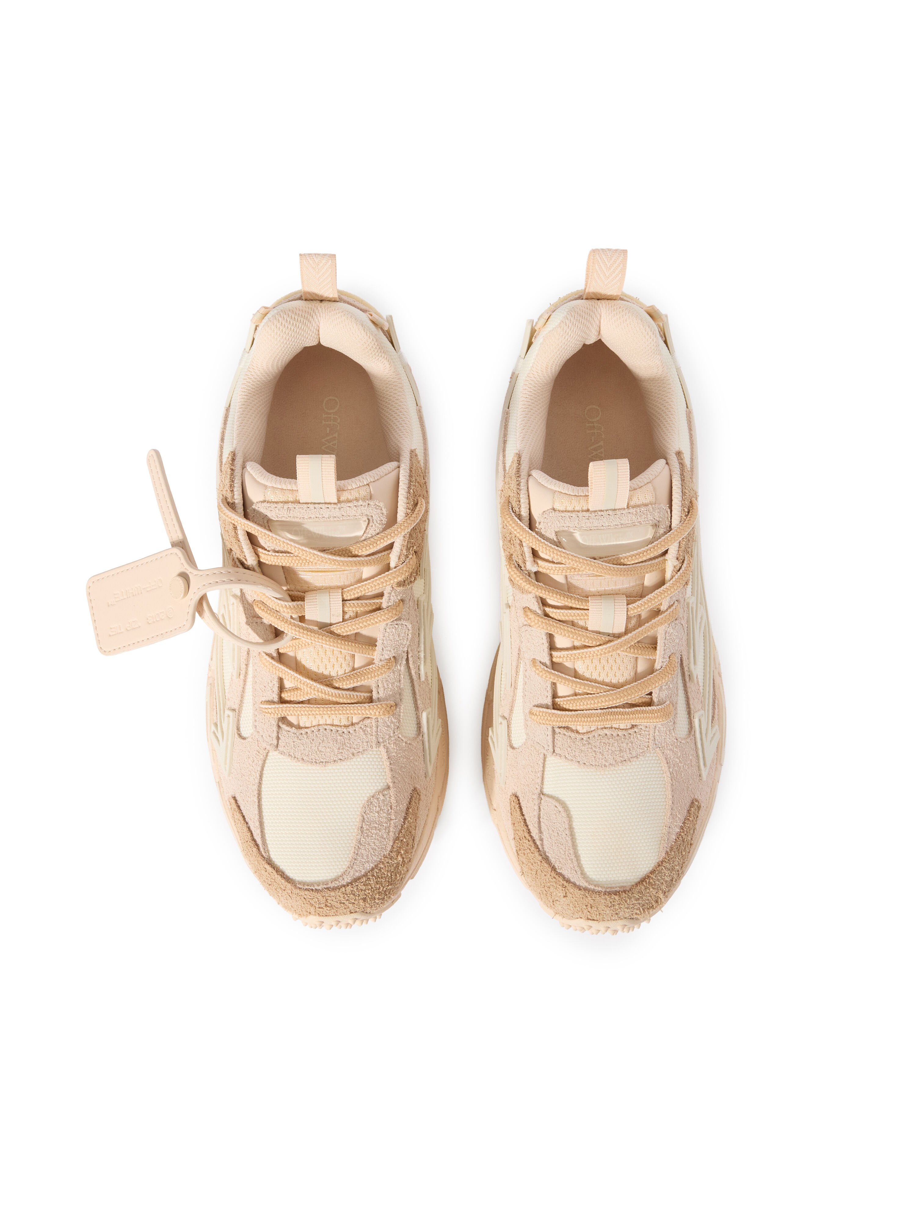 OFF WHITE Be Right Back Sneakers CARAMEL - NUDE OWIA289F25LEA001