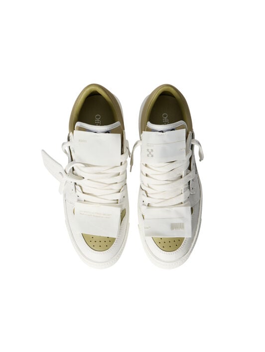 3.0 Off Court Low Top Sneakers OFF WHITE 3.0 Off Court Low Top Sneakers WHITE - GREY GREEN OWIA28EF25LEA001
