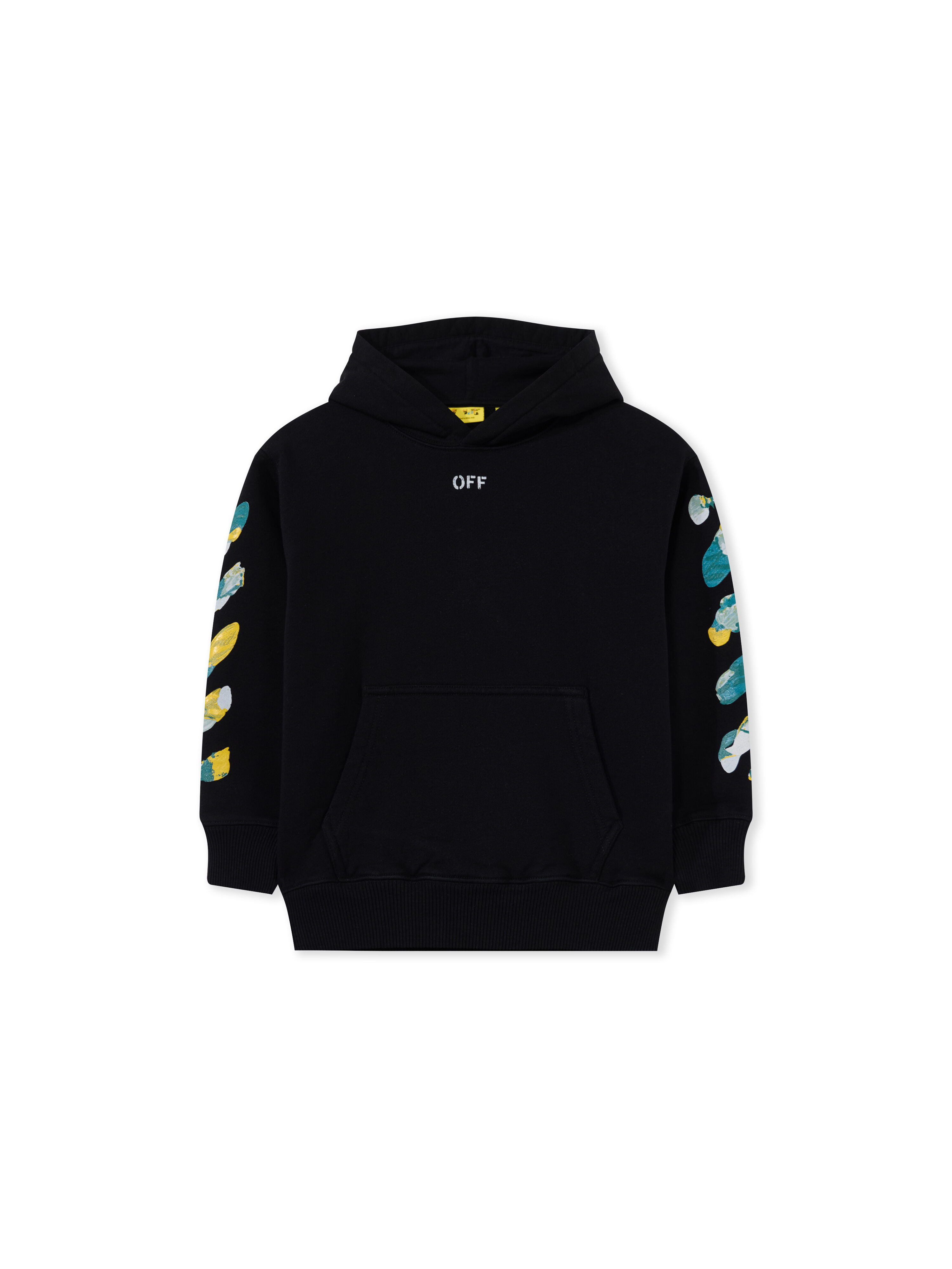 Diag Acrylic Hoodie OFF WHITE Diag Acrylic Hoodie BLACK 44BBB001F26F003
