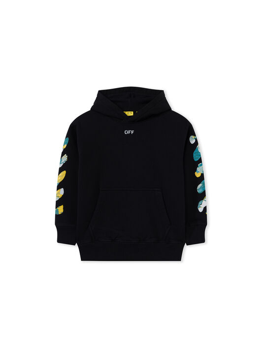 Diag Acrylic Hoodie OFF WHITE Diag Acrylic Hoodie BLACK 44BBB001F26F003