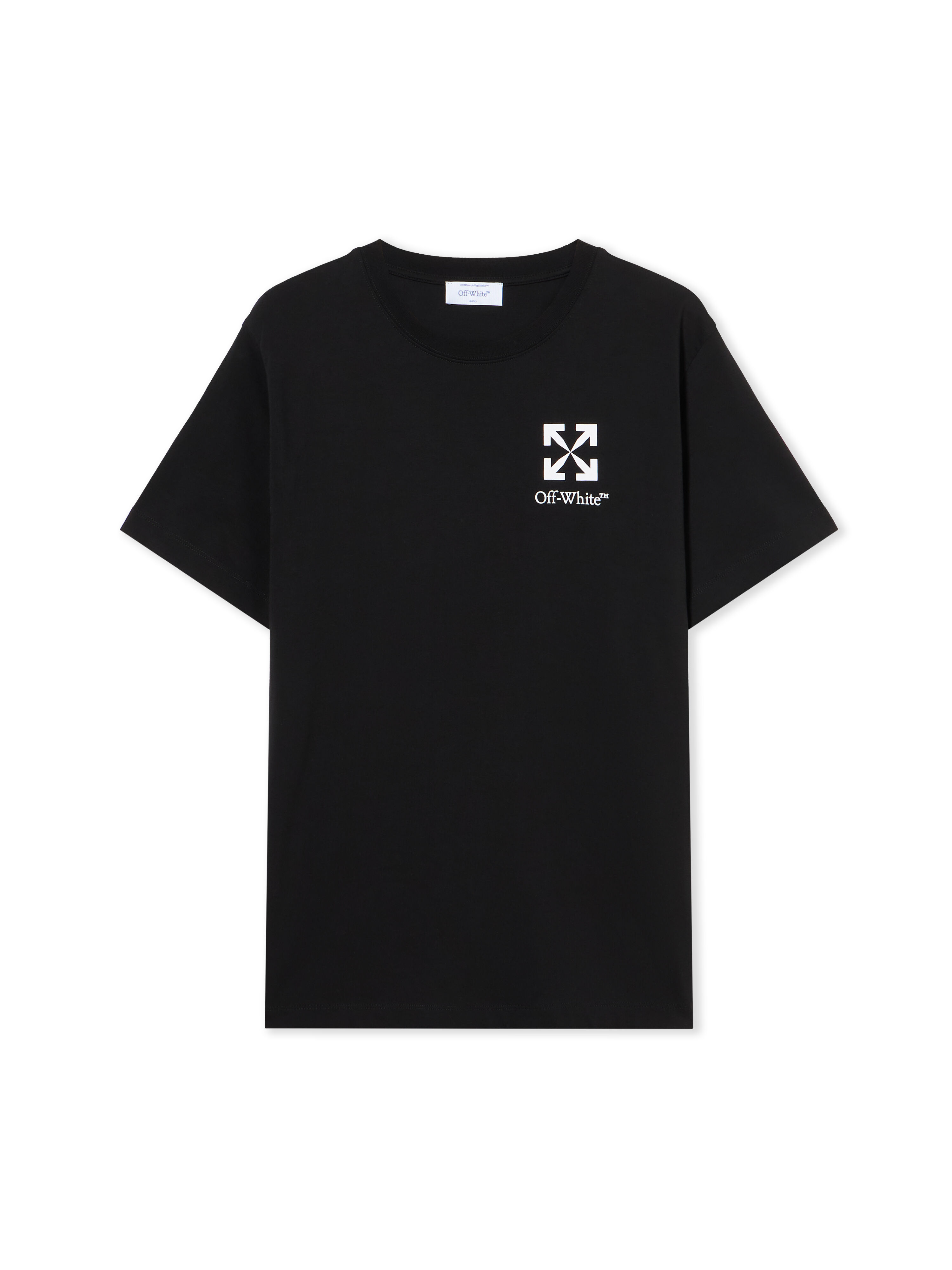 OFF WHITE Small Arrow Slim Logo T-Shirt BLACK - WHITE OMAA027F25JER00F