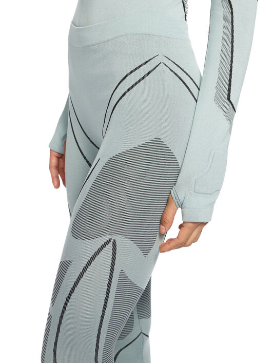 Seamless Race Pants OFF WHITE Seamless Race Pants MISTY BLUE-BLACK OWVG03CW25KNI002