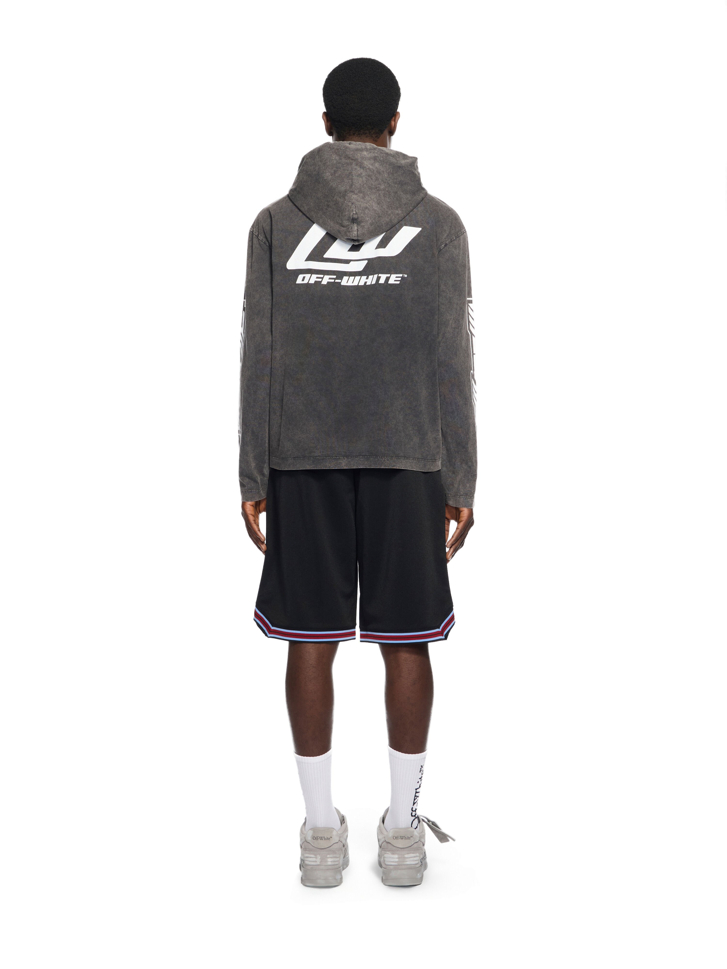 OFF WHITE 00 Basketball Shorts BLACK - OFF WHITE OMCI019W25JER001