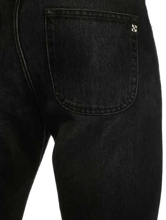 OFF WHITE Black Arrow Skinny Jeans BLACK OMYA18LS25DEN002
