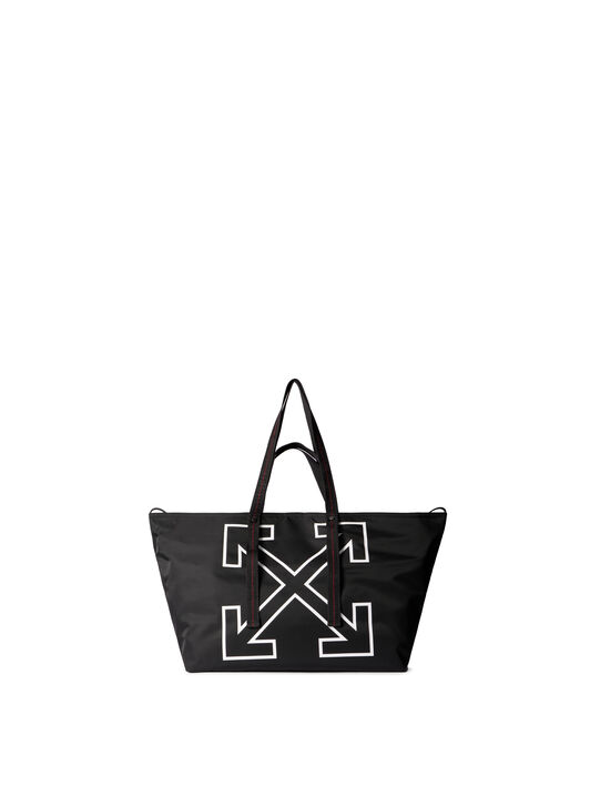 OFF WHITE Heritage Day Off Tote L BLACK - WHITE OMNA20JC99FAB001