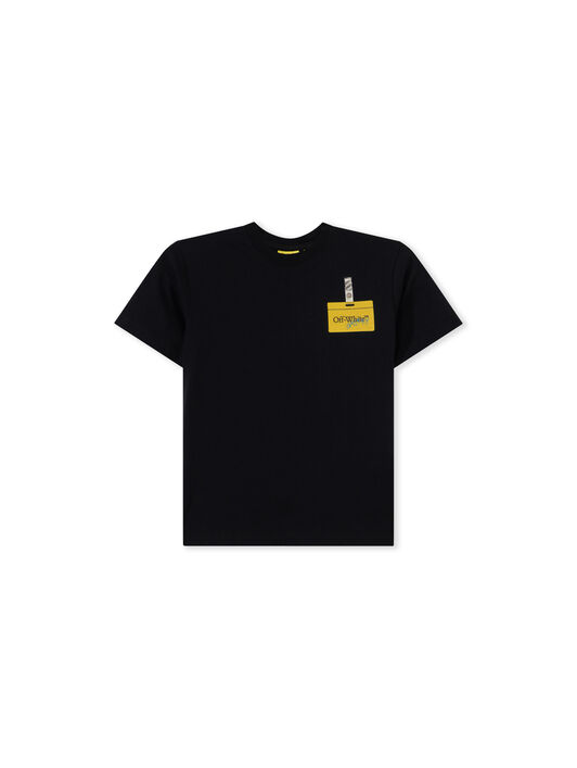 OFF WHITE Arrow Tape T-Shirt BLACK 44BAA002F26J005