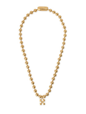 OFF WHITE Arrow Ballchain Necklace GOLD OWOB13WC99MET001