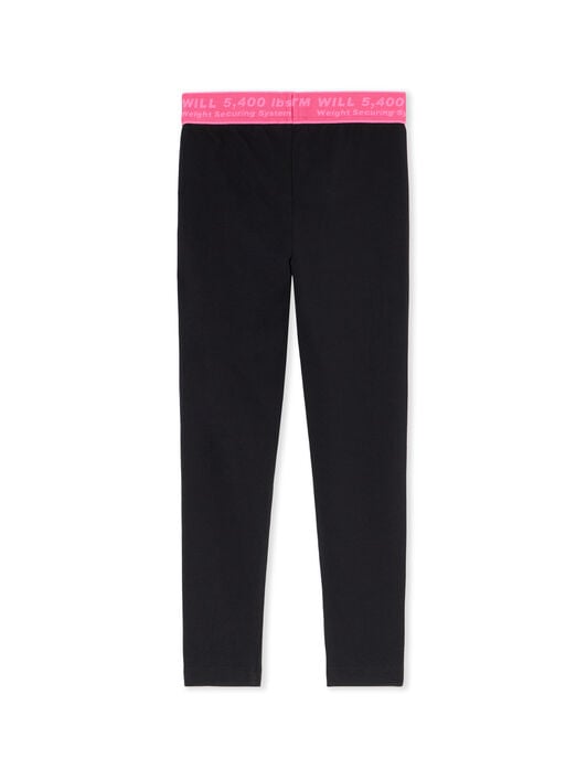 Logo Industrial Leggings OFF WHITE Logo Industrial Leggings BLACK - FUCHSIA OGCD003F25JER001
