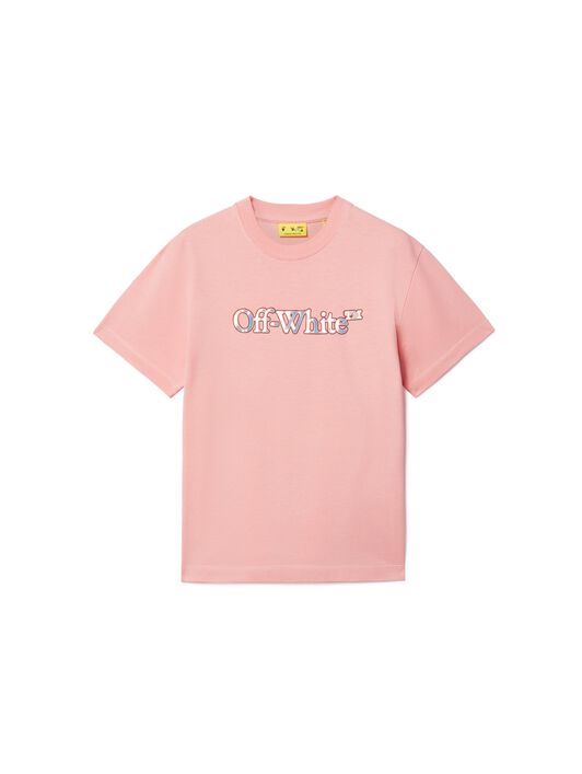 OFF WHITE Big Bookish T-Shirt PINK OGAA001S25JER001