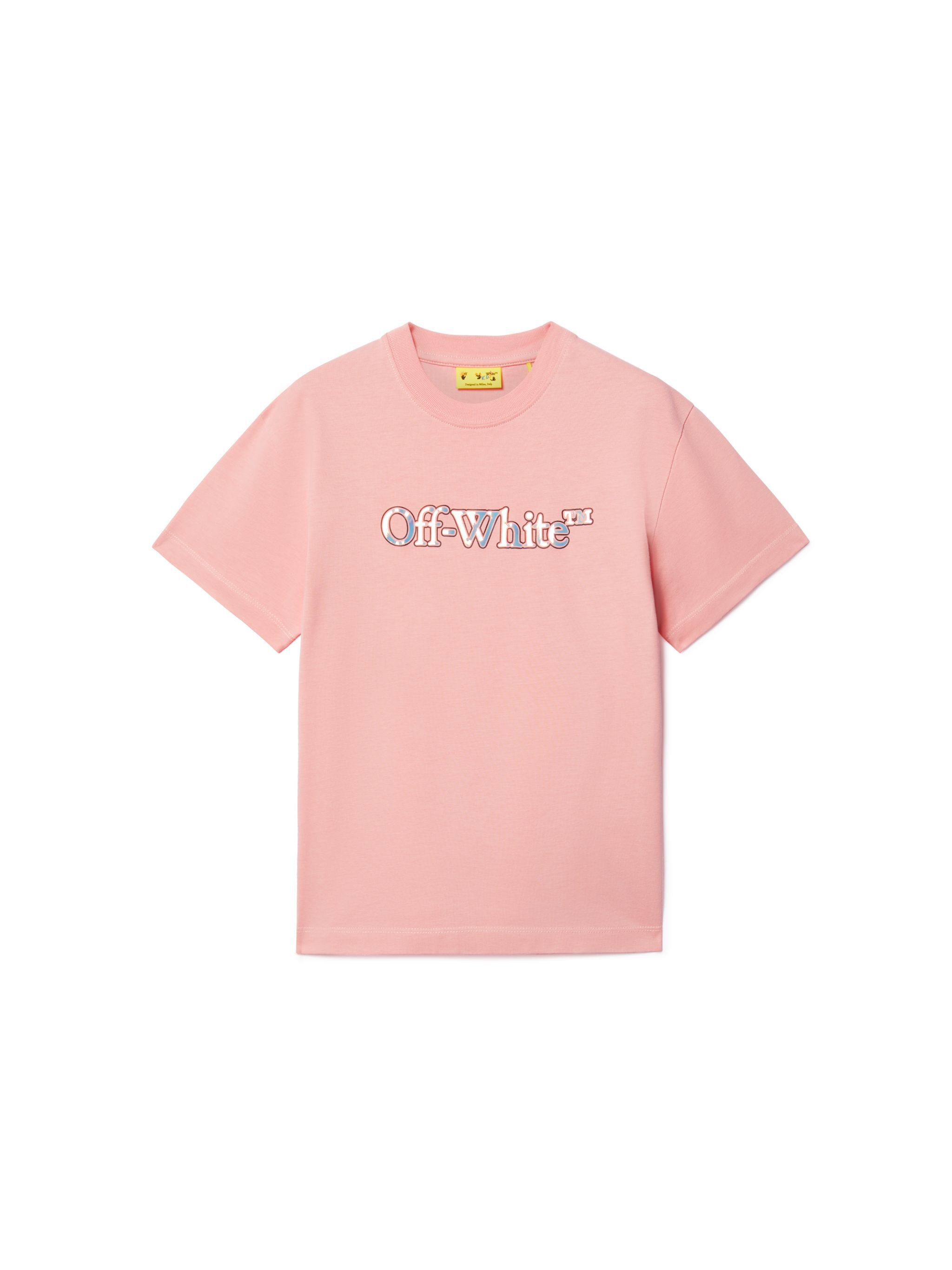 OFF WHITE Big Bookish T-Shirt PINK OGAA001S25JER001