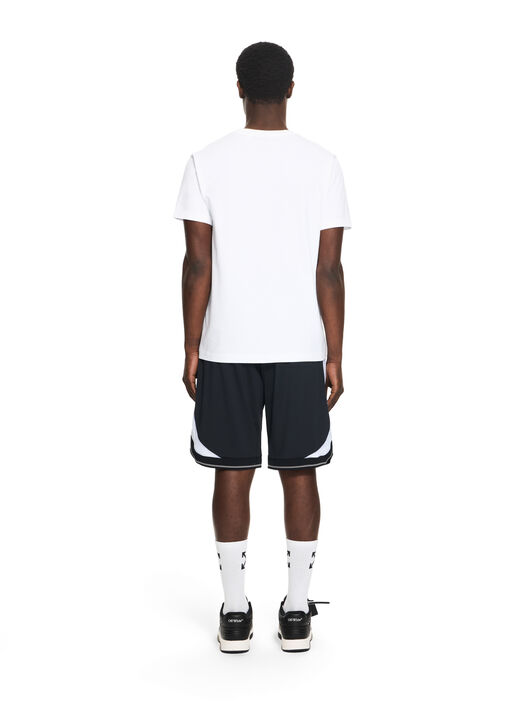 OFF WHITE OWR Team Soccer Shorts BLACK 44MCI01AS26J001