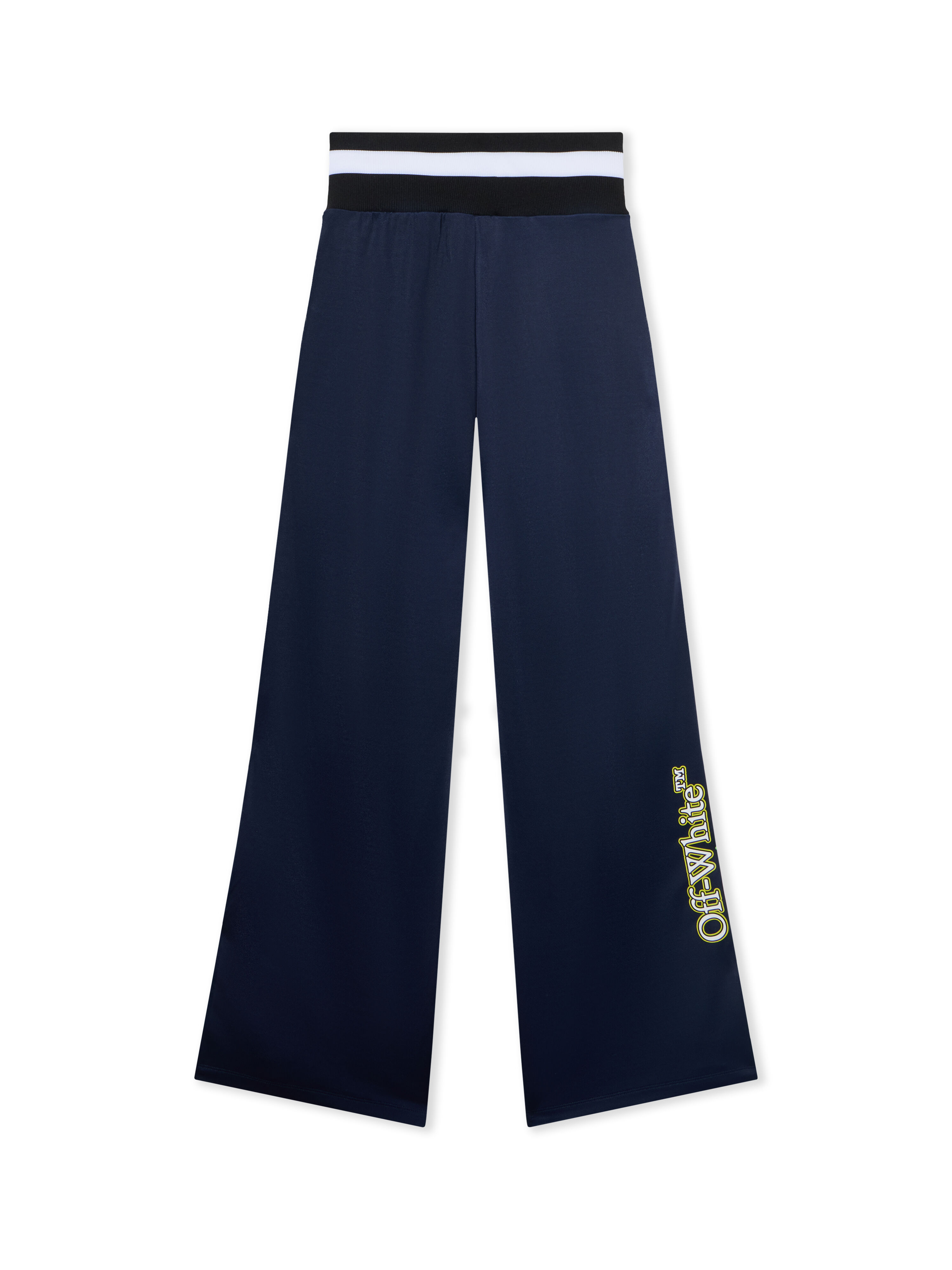 OFF WHITE Track Serena Wide Pants BLUE IRIS-LIME OWCJ005F25JER001