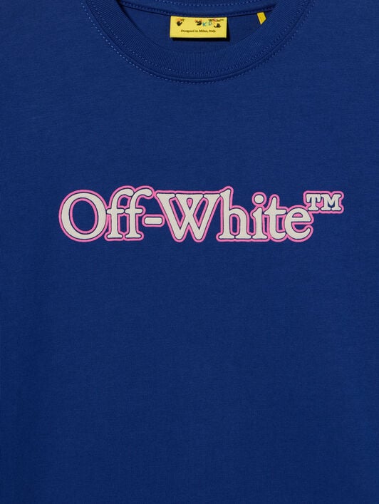Big Bookish Puff Logo T-Shirt OFF WHITE Big Bookish Puff Logo T-Shirt BLUE - SOFT PINK OGAA001F25JER001