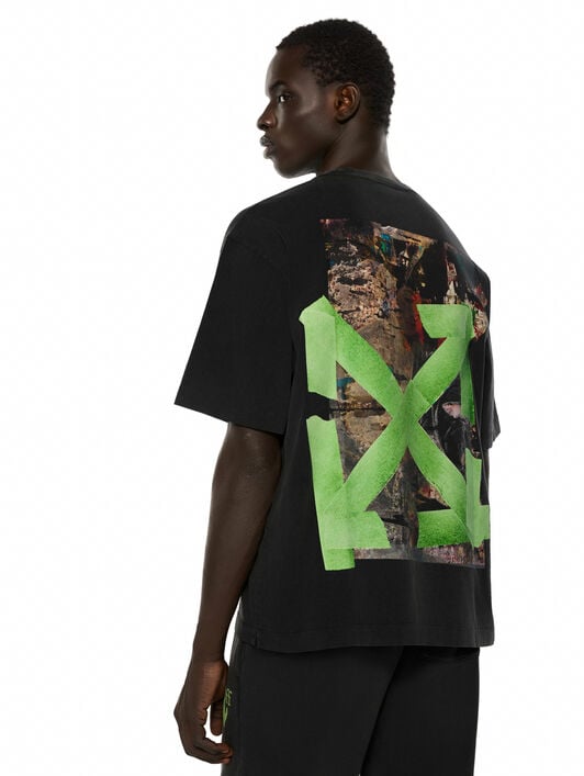 Bacco Arrow Skate Short Sleeve T-Shirt OFF WHITE Bacco Arrow Skate Short Sleeve T-Shirt VINTAGE BLACK 44MAA120F26J019