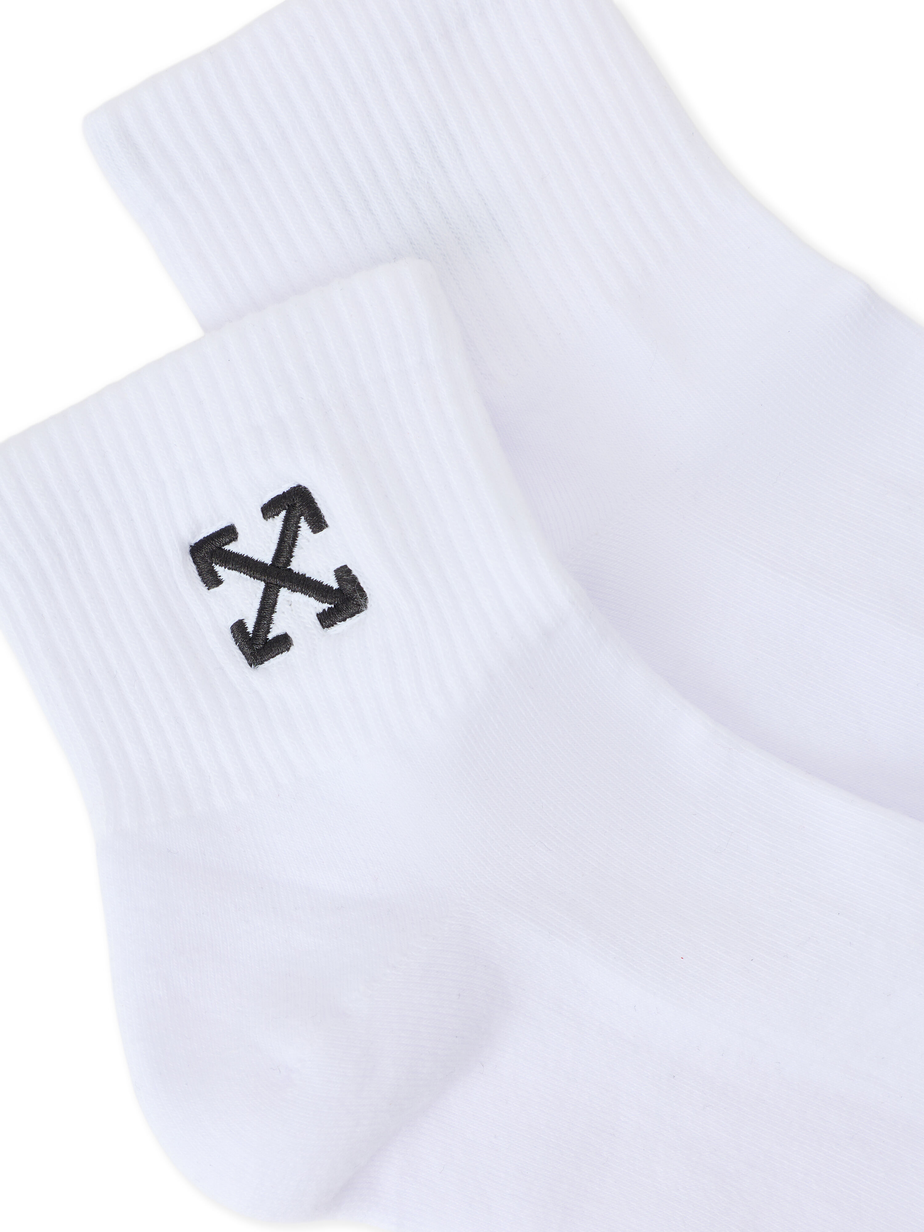 OFF WHITE Arrow Quarter Socks WHITE OW7100102