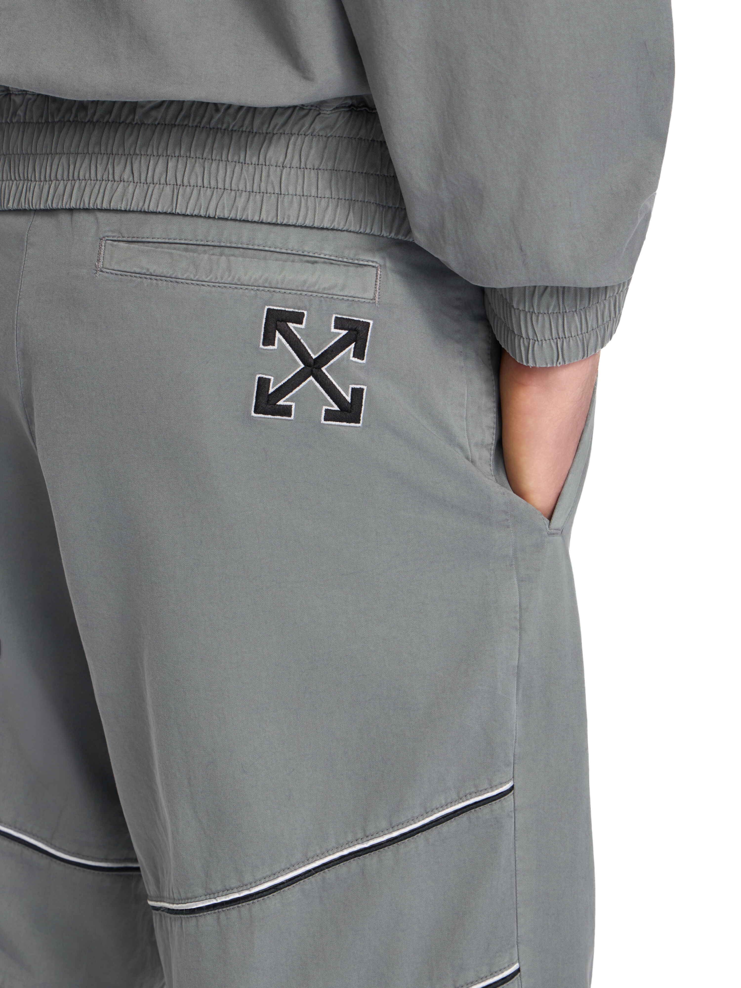 OFF WHITE Offline Gd Gab Slouchy Trackpant CASTELROCK 44MCJ03LS26F001