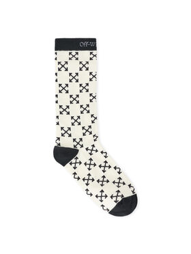 OFF WHITE All Over Arrow Socks WHITE OW7100098
