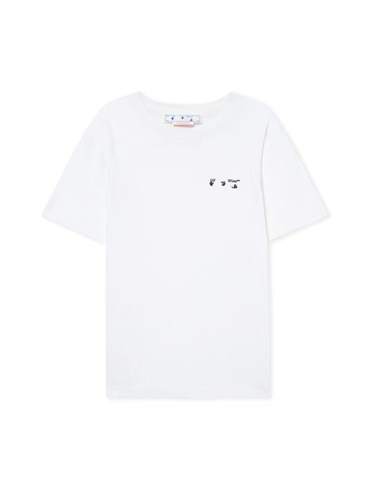 OFF WHITE Logo Slim T-Shirt  OMAA027C99JER013