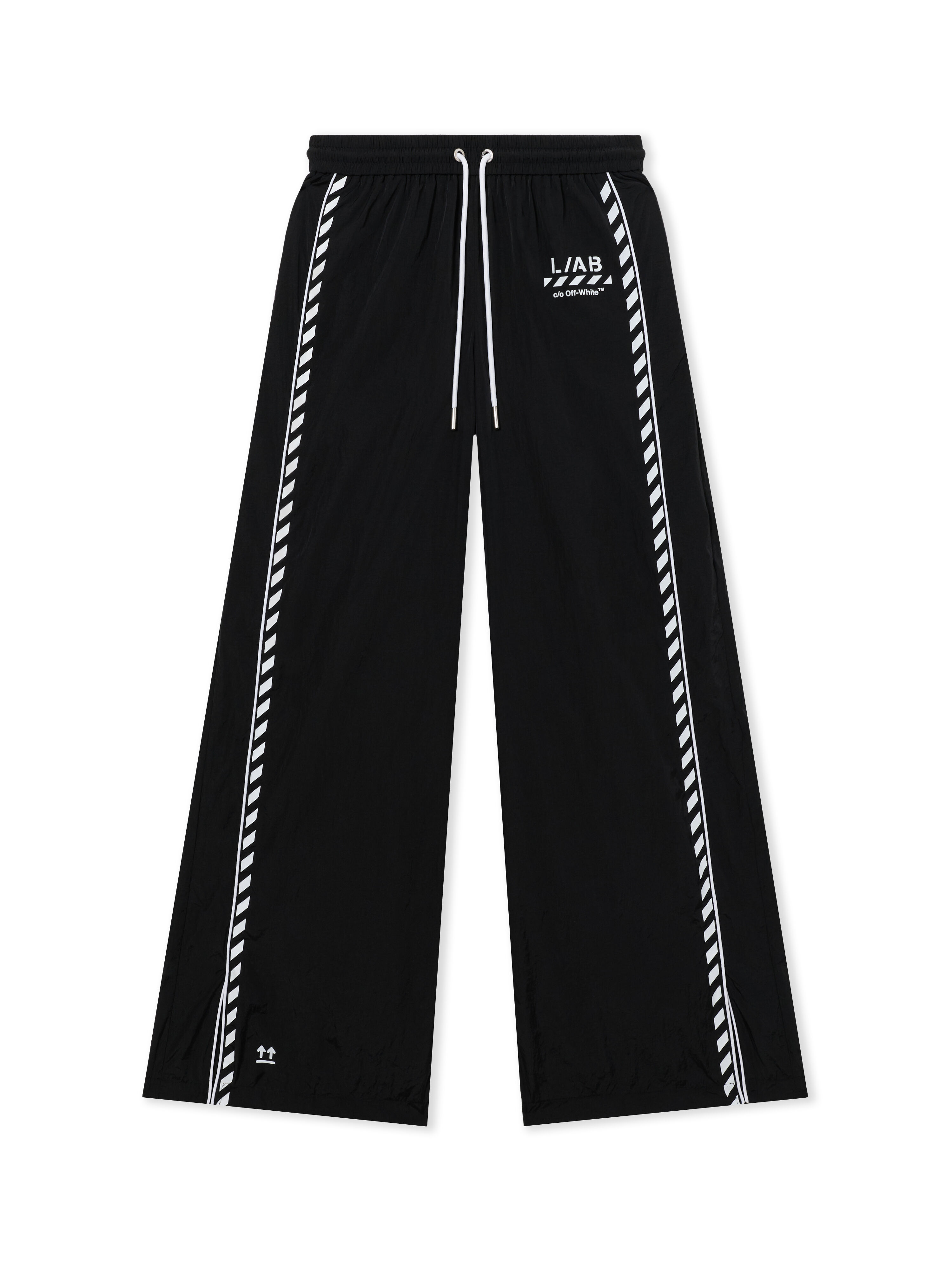 LAB L/AB Split Hem Diagonal Track Pants Black Night LABF2639H00057T