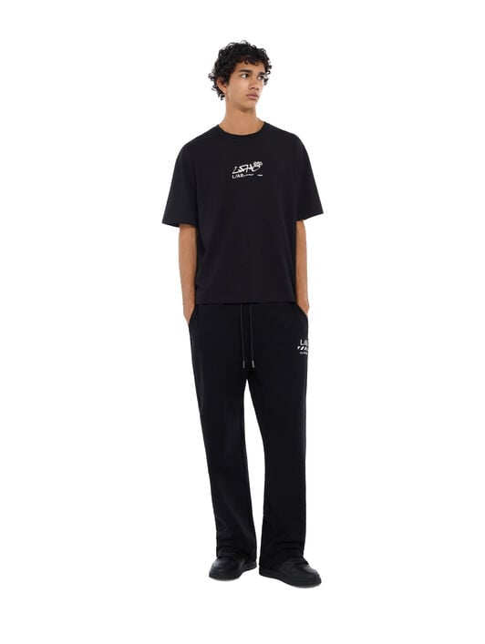 L/AB Graffiti Diagonal T-shirt LAB L/AB Graffiti Diagonal T-shirt BLACK 44LABF26T085