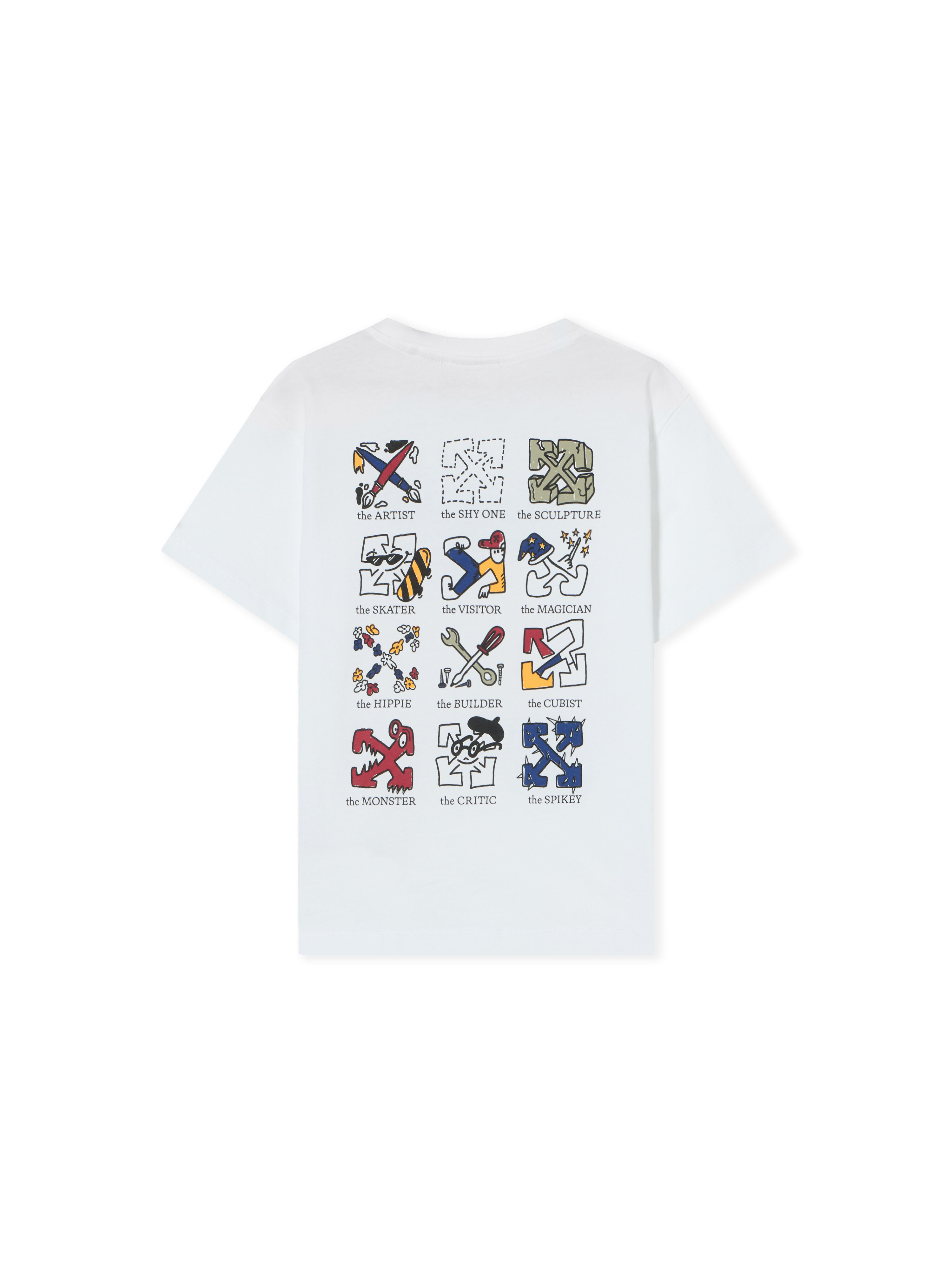 Multilogo Short Sleeve T-Shirt OFF WHITE Multilogo Short Sleeve T-Shirt WHITE 44BAA002F26J007
