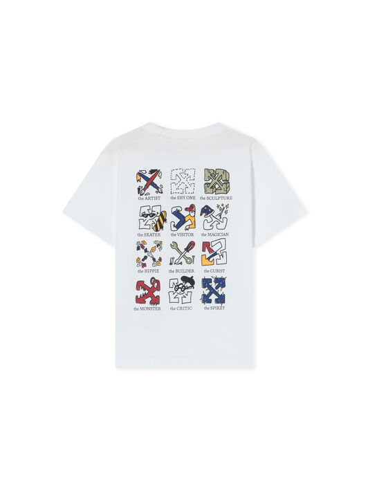 Multilogo Short Sleeve T-Shirt OFF WHITE Multilogo Short Sleeve T-Shirt WHITE 44BAA002F26J007