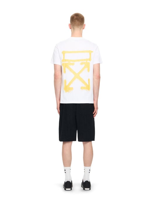OFF WHITE Slim Fit Graphic S/S T-Shirt WHITE 44OWOS26T061