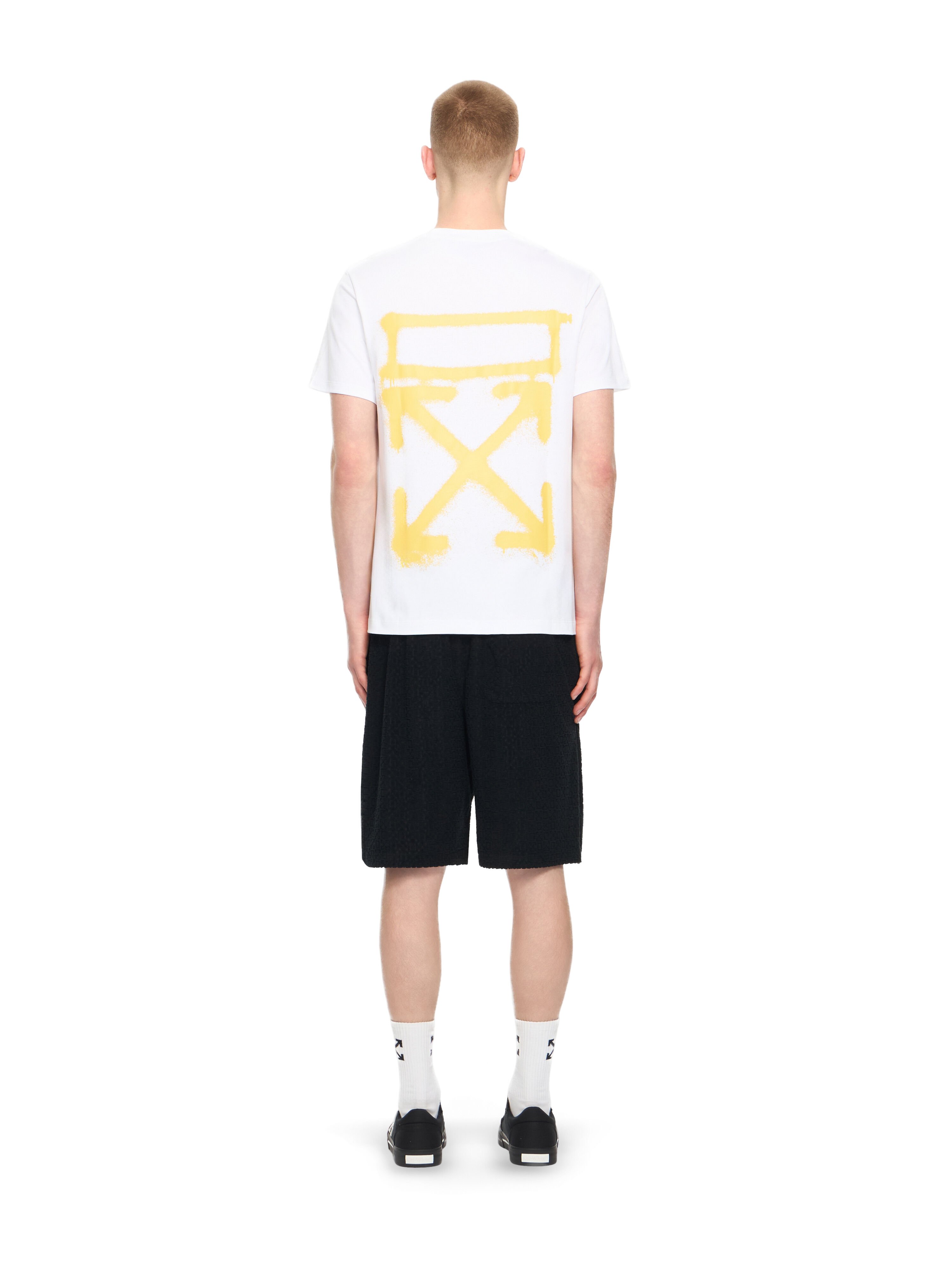 OFF WHITE Slim Fit Graphic S/S T-Shirt WHITE 44OWOS26T061