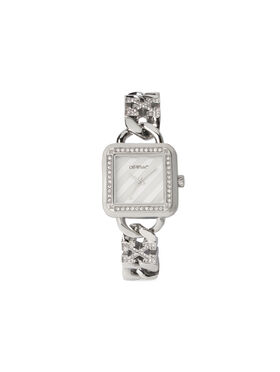 OFF WHITE Street Bling Watch Silver OW1L033M