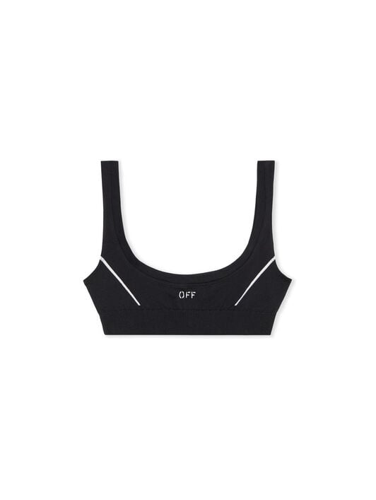 Off Stamp Seamless Bra OFF WHITE Off Stamp Seamless Bra BLACK - WHITE OWVO05NC99KNI001