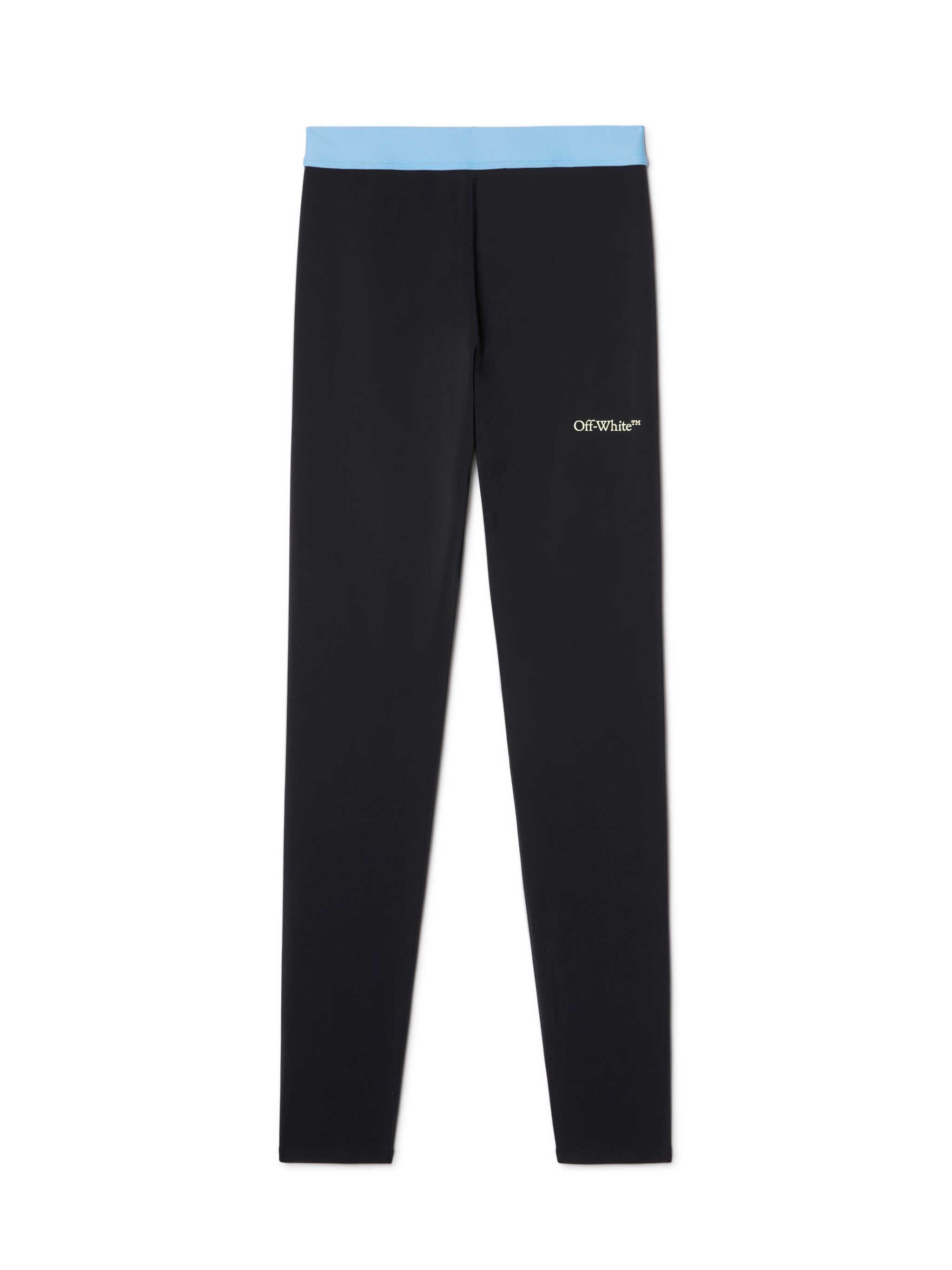 OFF WHITE Black Color-Block Leggings BLACK OWVV016S25JER001